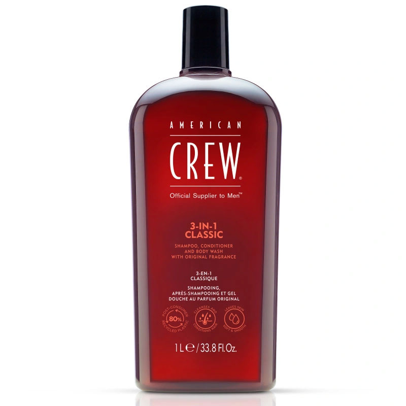 American Crew shampooing 3 en 1 classic 1Lt